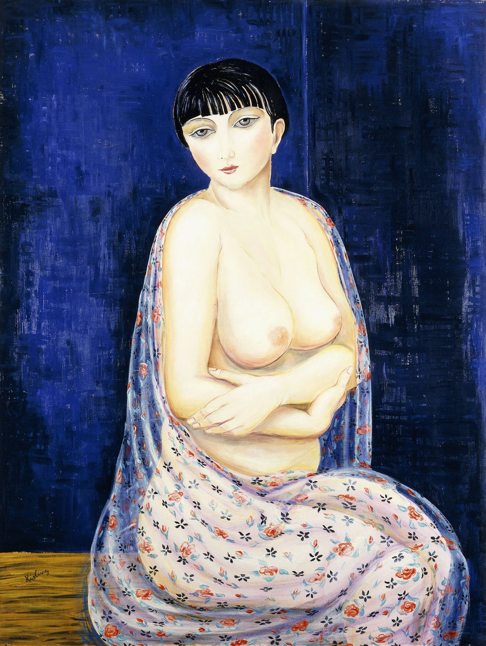 Kiki de Montparnasse, c.1926 (óleo sobre tela) de Moise Kisling