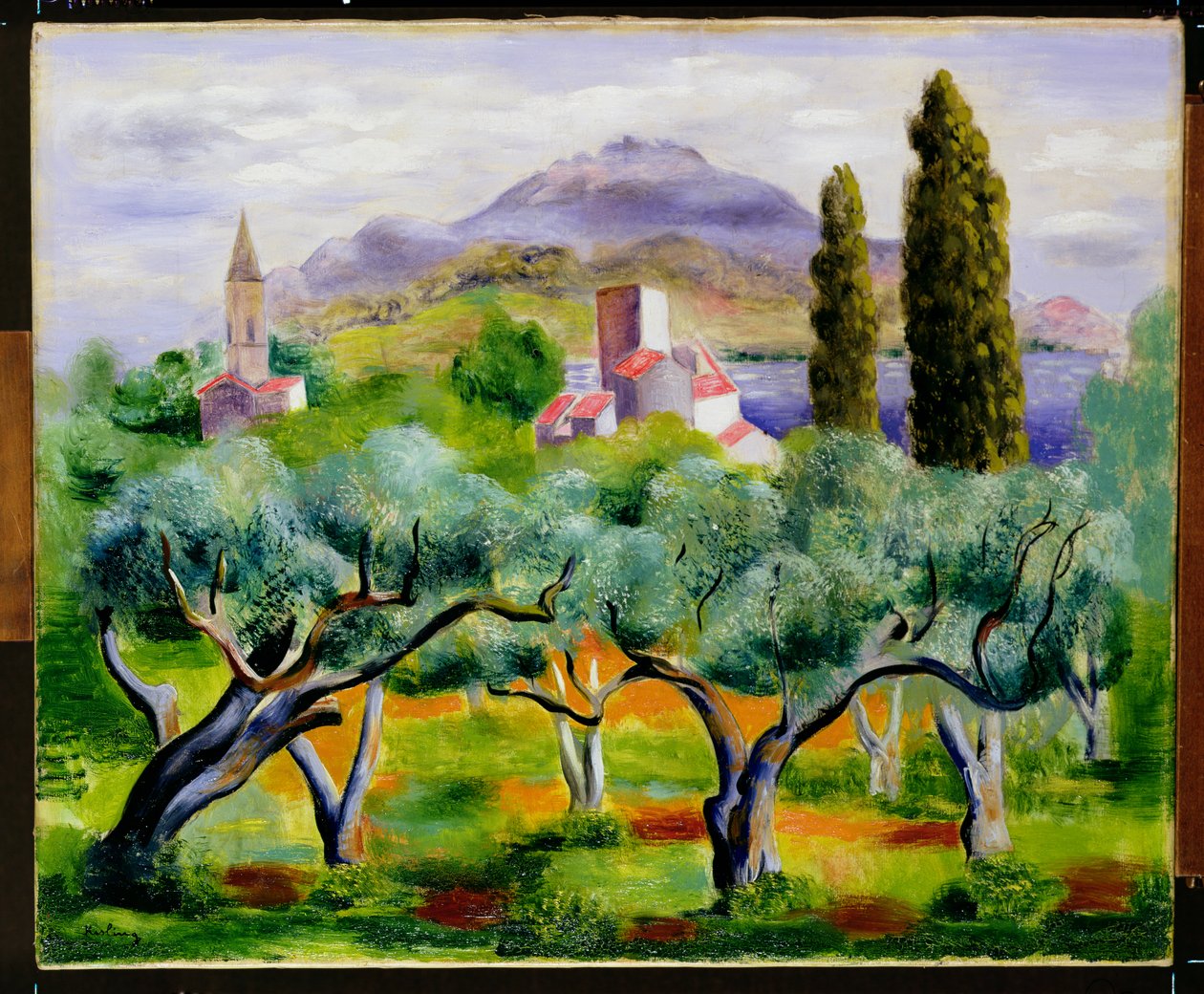 Paisagem, c.1920 de Moise Kisling