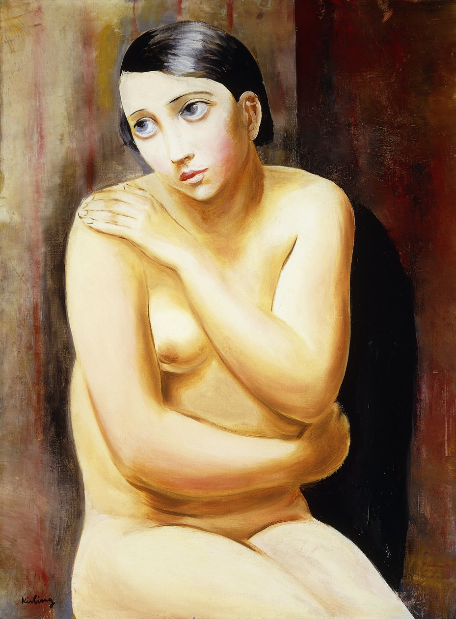 Mulher nua sentada; Femme Nue Assise de Moise Kisling