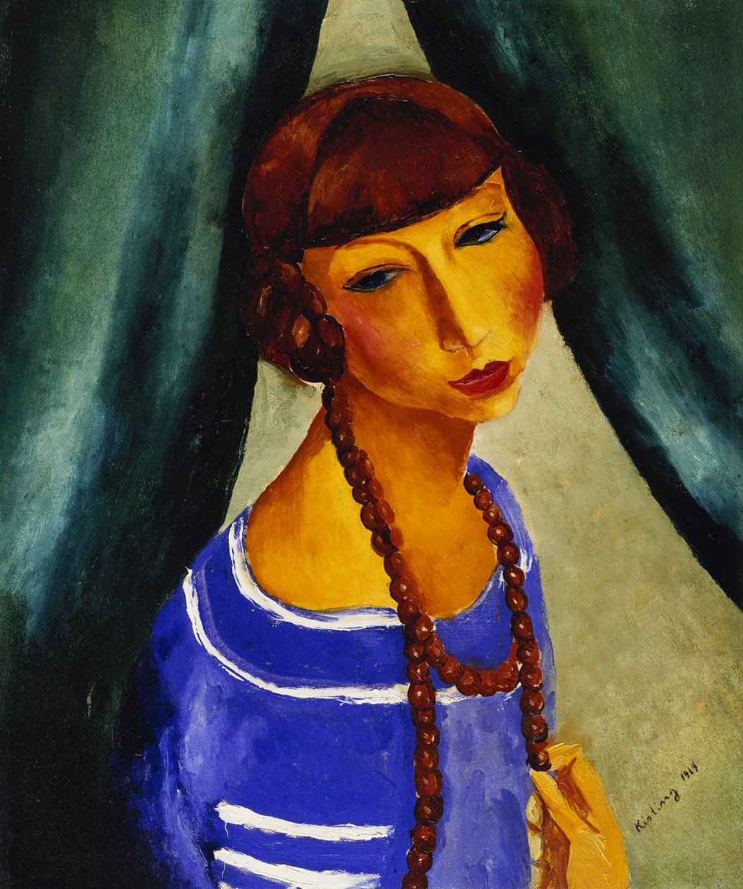 Retrato de Margueritte Gros, cunhada do artista; Portrait de Margueritte Gros, la Belle-Soeur de l