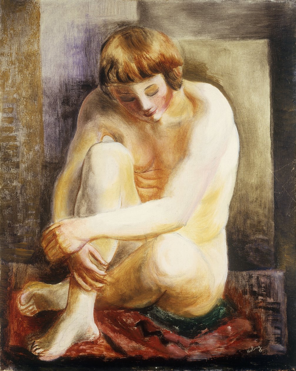 Nu sentado; Nu Assis de Moise Kisling