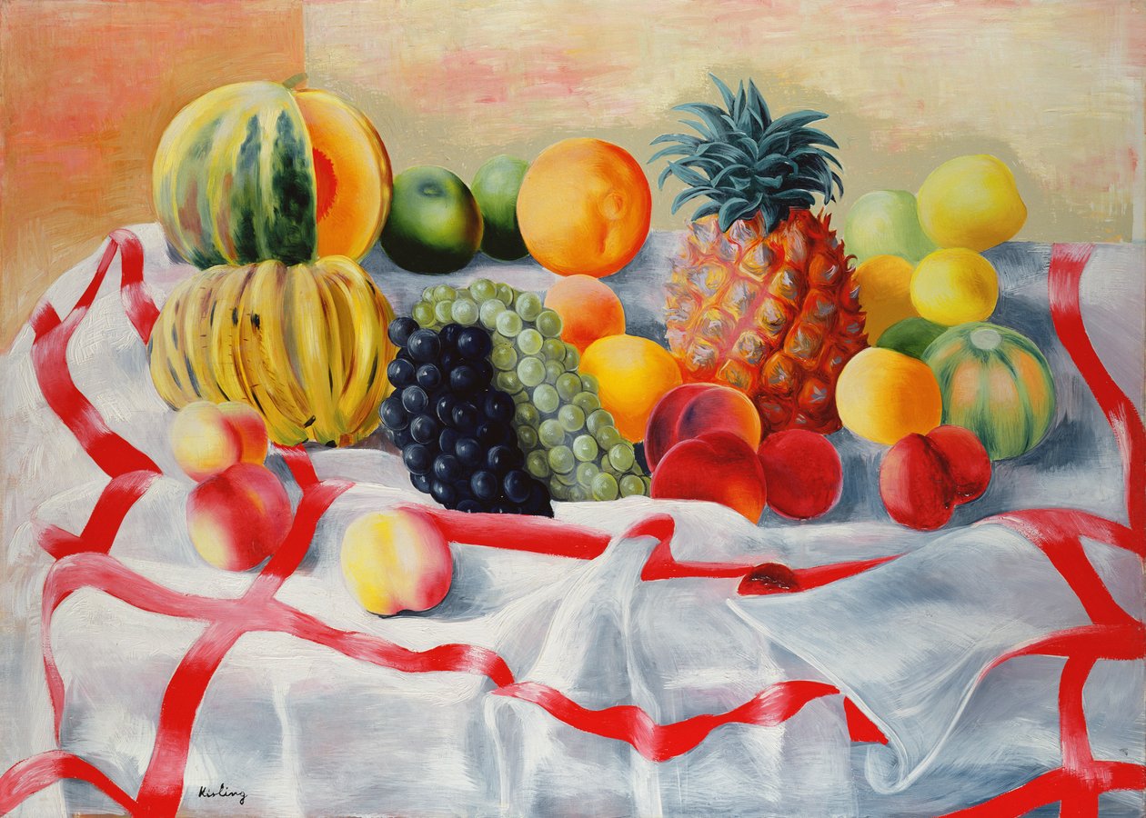 Natureza morta com fruta de Moise Kisling