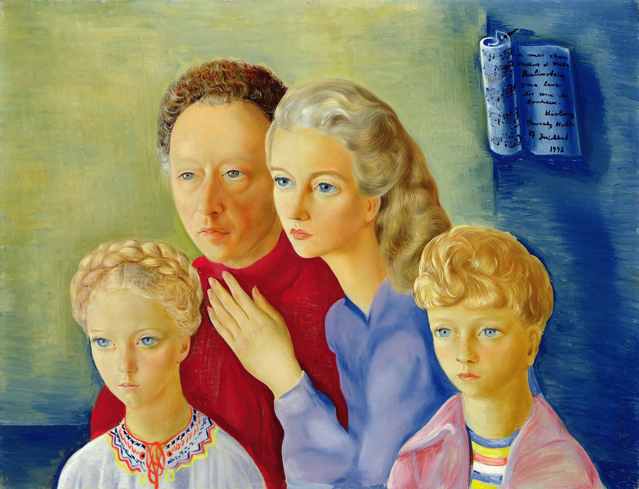 A família Rubinstein de Moise Kisling
