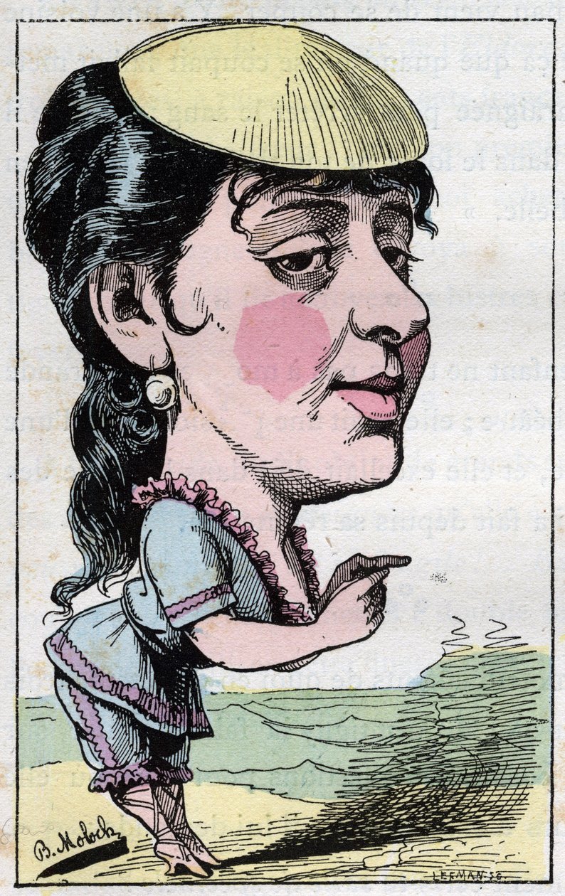Anne Marie-Louise (Marie Louis) Damiens, conhecida como Anna Judic, comediante francesa de Moloch