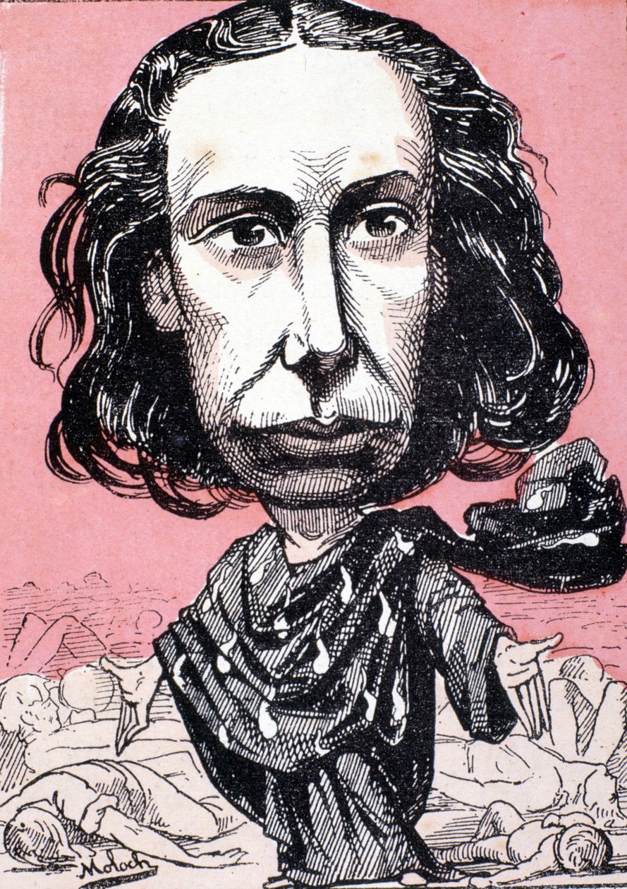 Louise Michel (1830-1905) de Moloch - no "Trombinoscópio" do século XIX. de Moloch