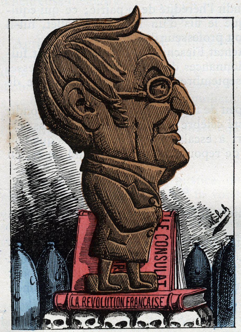Retrato de Adolphe Thiers (1797-1877), Presidente da República Francesa de Moloch