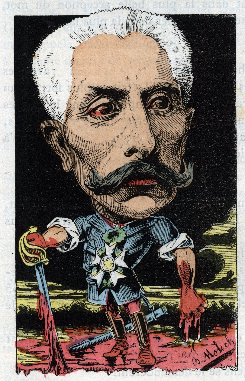 Retrato de Gaston Alexandre Auguste De Galliffet, General Francais de Moloch