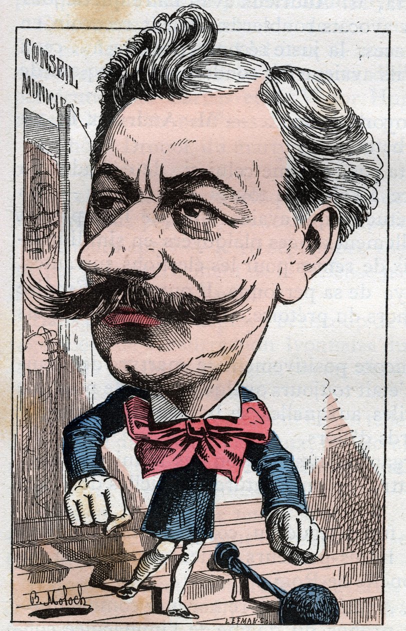 Retrato de Louis Andrieux (1840-1931), advogado e político francês de Moloch