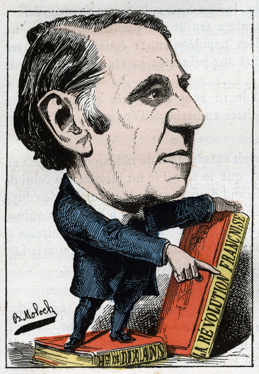 Retrato de Louis Blanc (1811 - 1882), político e historiador francês de Moloch