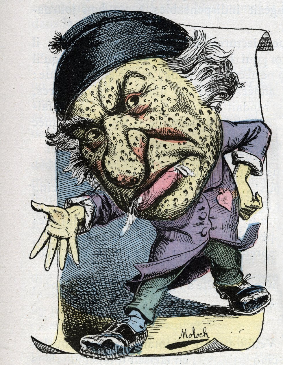 Retrato de Louis Veuillot (1813-1883), jornalista e escritor francês de Moloch