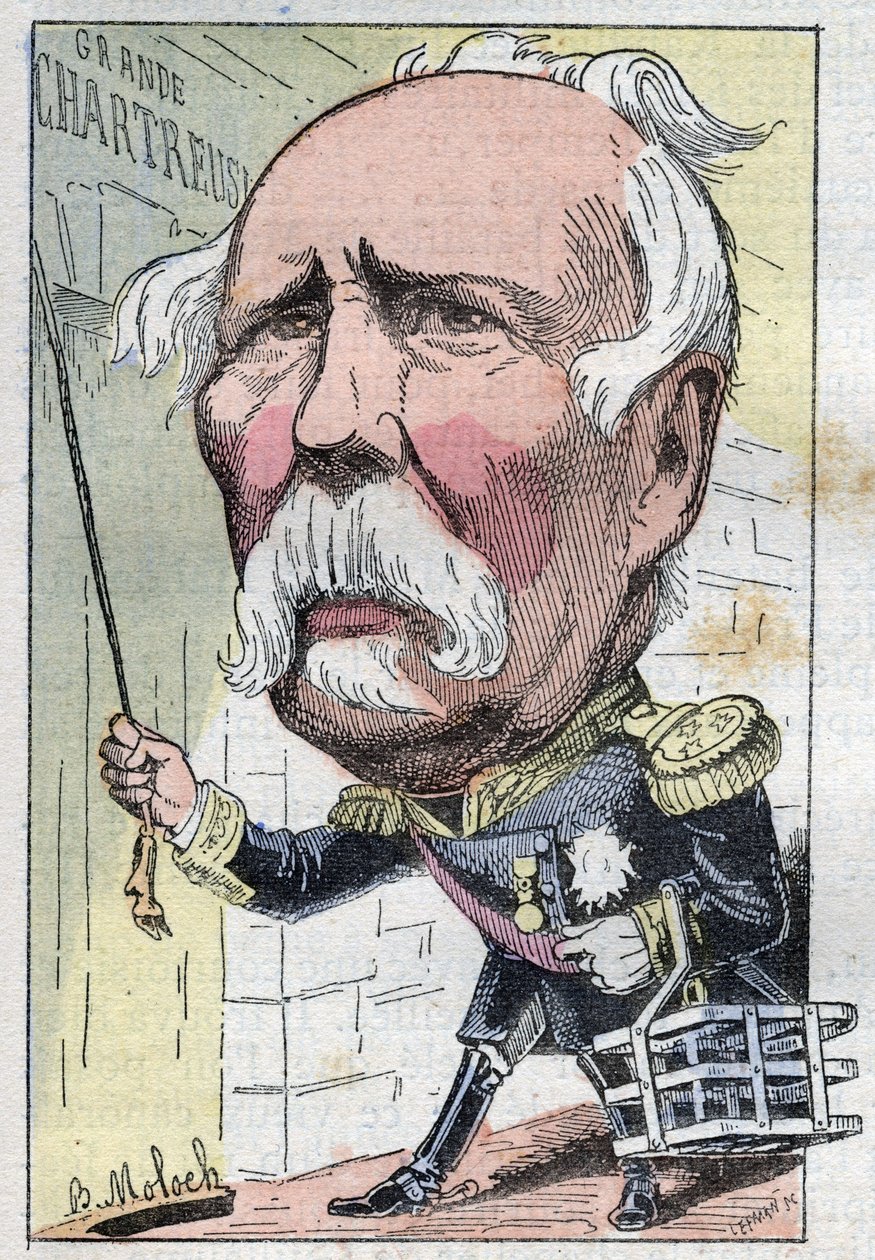 Retrato de Patrice de Mac Mahon, Marechal de França em 1859, Duque de Magenta (1808-1893) Presidente da República de 1873 a 1879 de Moloch