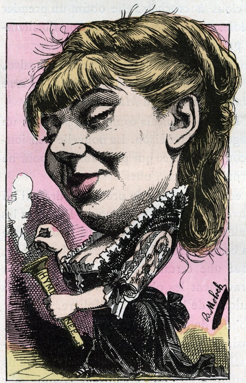 Retrato de Sophie Croizette (1847-1901), société de la Comedie-Francaise de Moloch