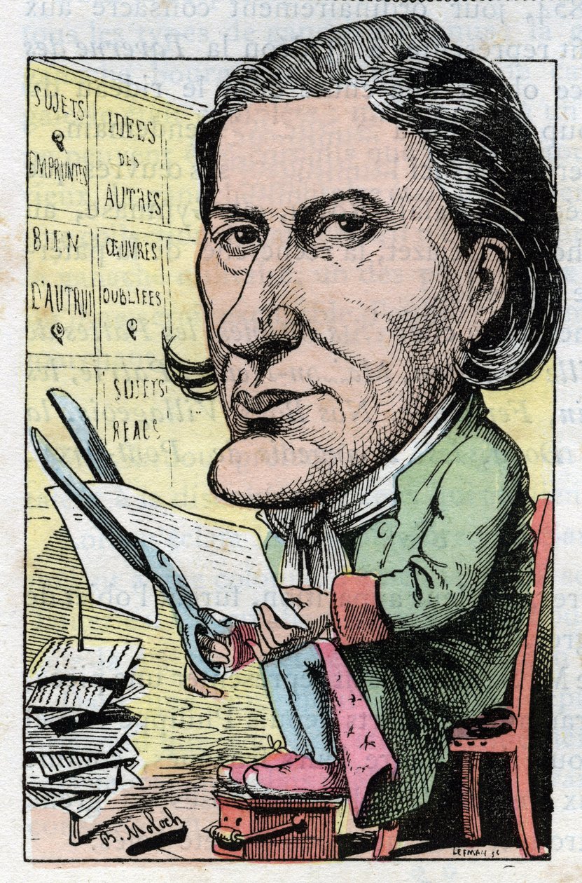 Retrato de Victorian Sardou (1831-1908), dramaturgo francês de Moloch