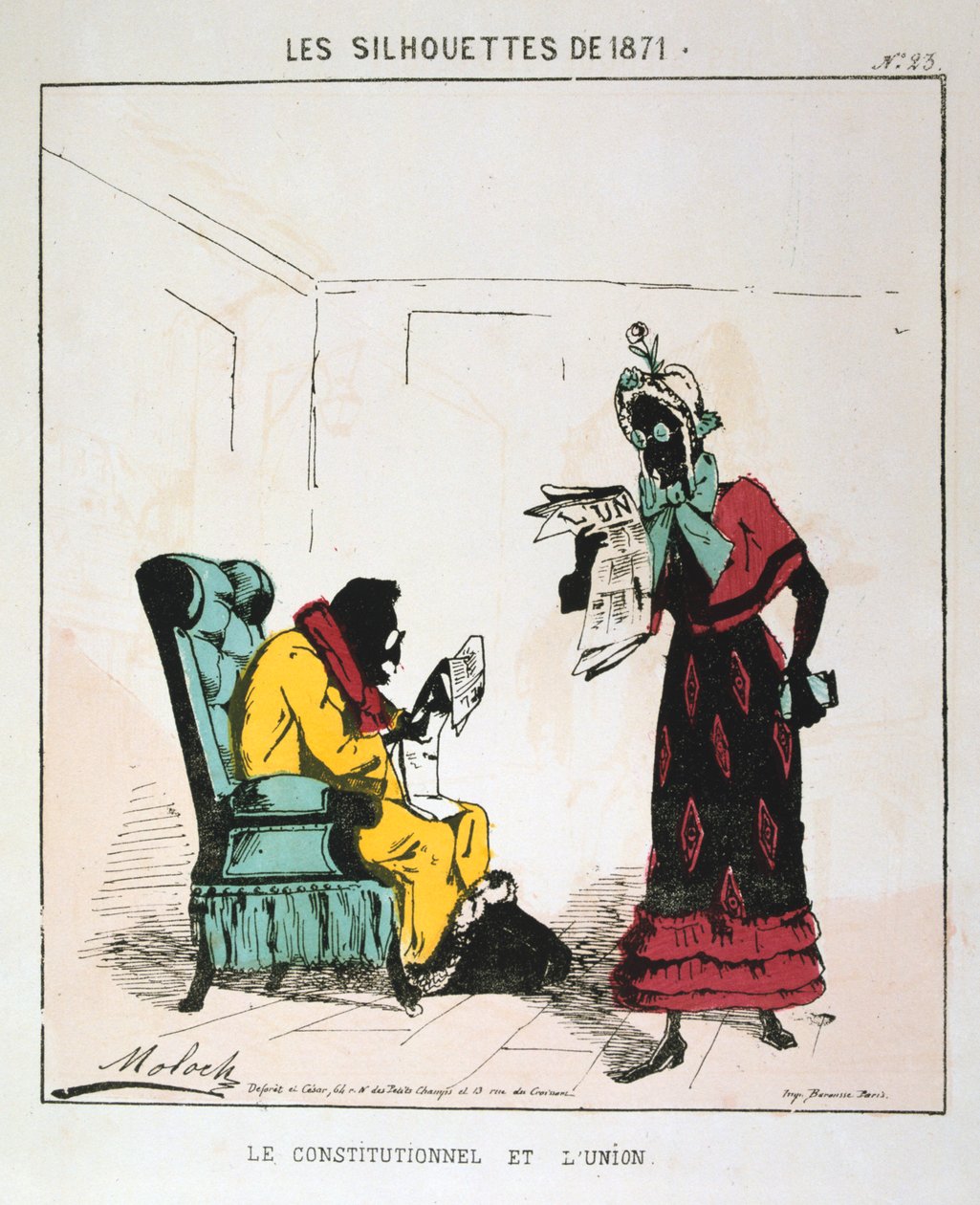 A Constituição e a União, 1871 de Moloch