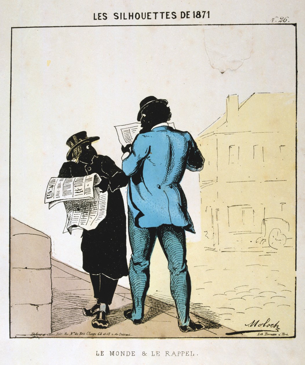 O mundo e o lembrete, 1871 de Moloch