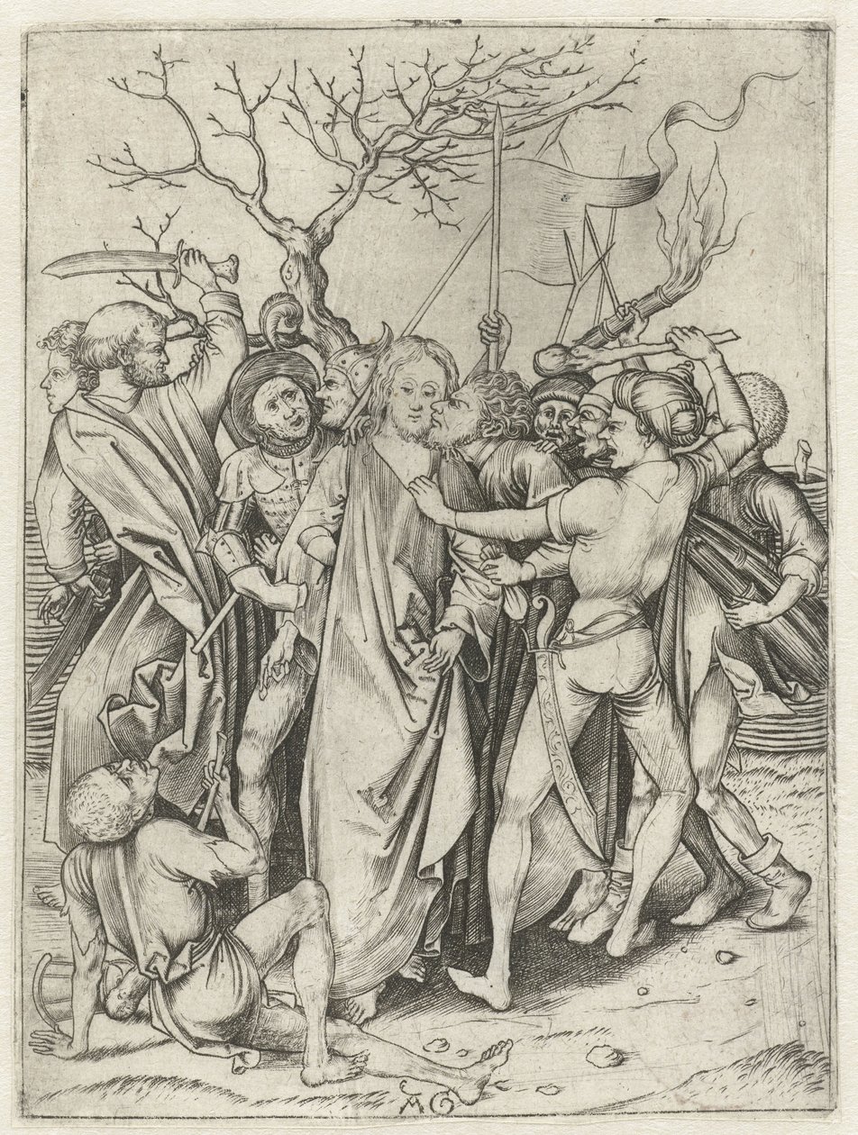 Cativeiro de Cristo História de paixão (título da série) de Monogrammist AG