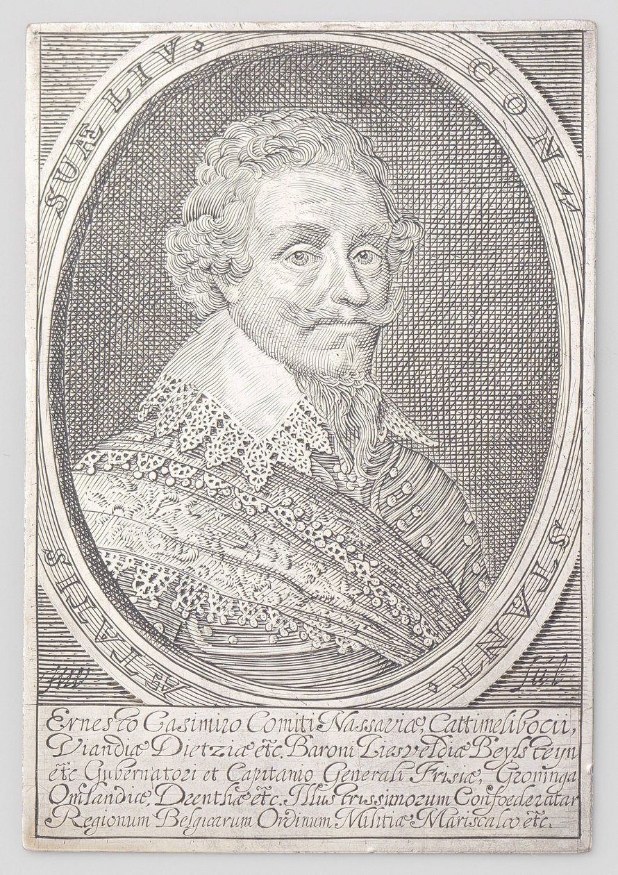 Retrato de Ernst de Nassau de Monogrammist HW