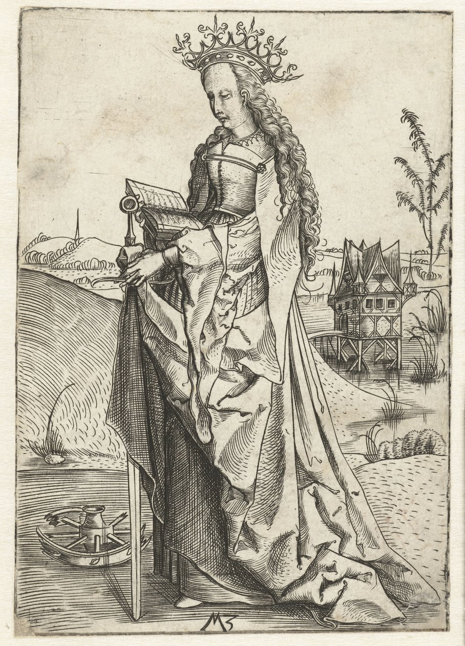Santa Catarina de Alexandria de Monogrammist MZ