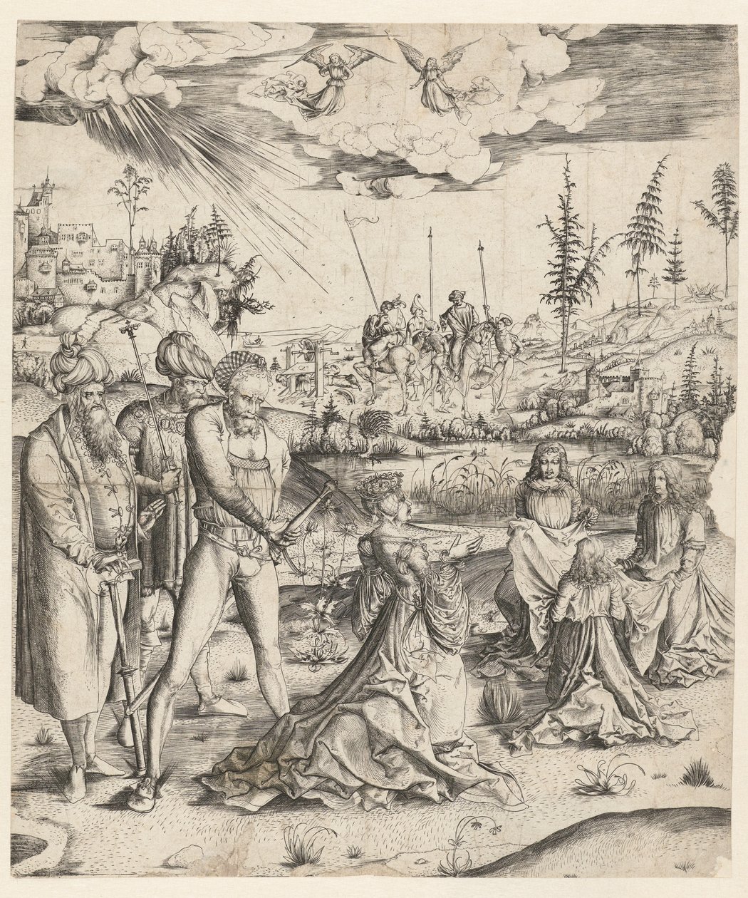 O martírio de Santa Catarina de Monogrammist MZ