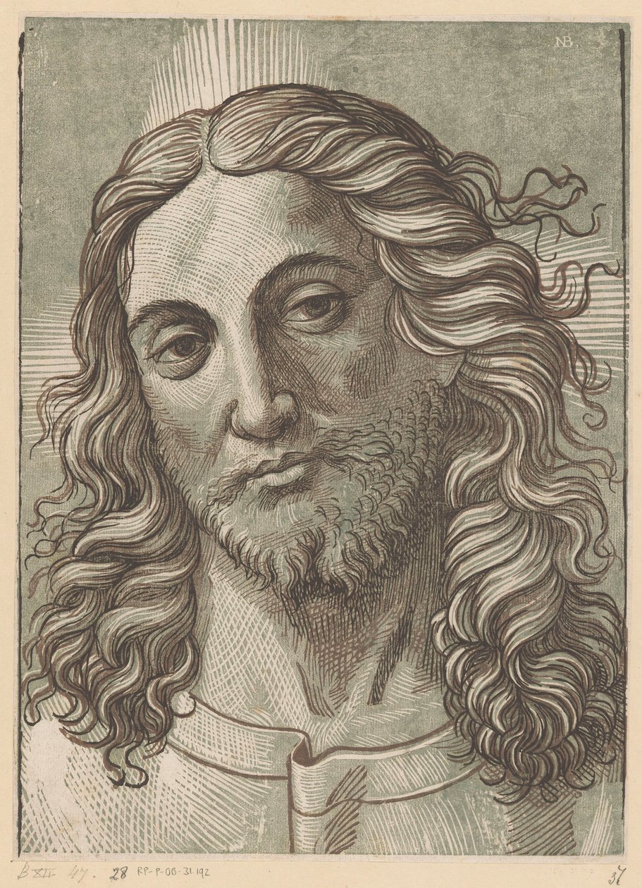 Cabeça de Cristo de Monogrammist NB (Italië)