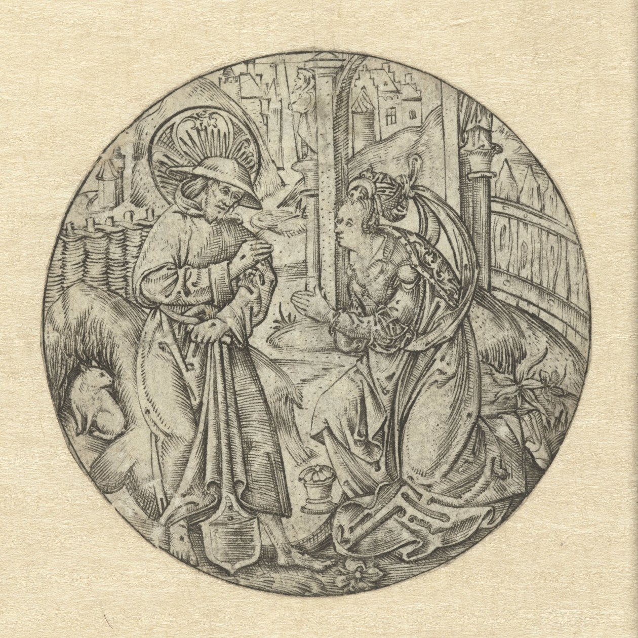 Cristo aparece a Maria Madalena
Noli me tangere de Monogrammist S