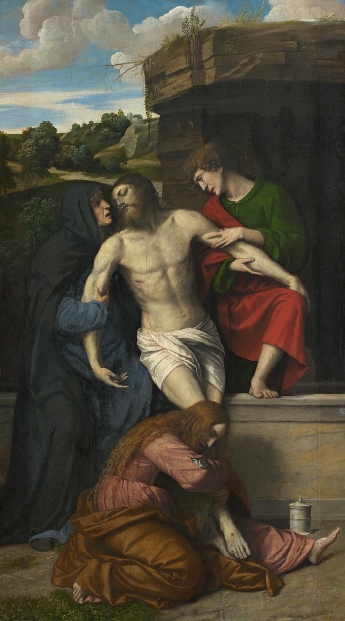 Sepultamento de Cristo de Moretto da Brescia  