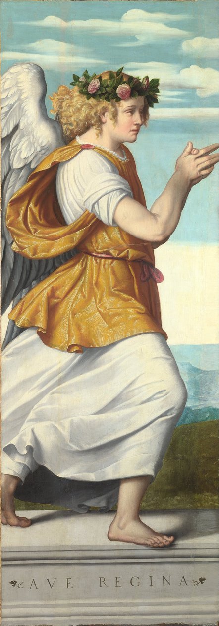 Um Anjo Adorador (2) de Moretto da Brescia