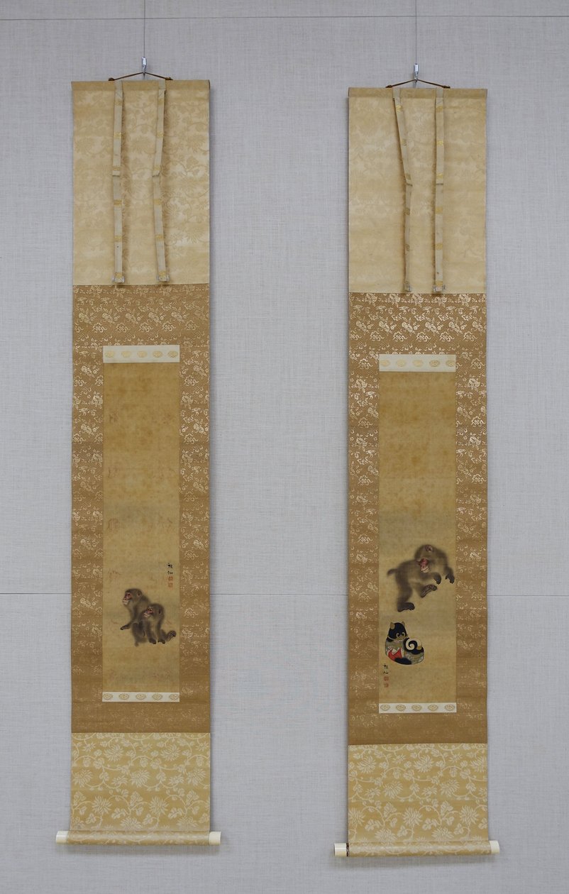 Monkeys at Play, final do século 18 - antes de 1807. de Mori Sosen