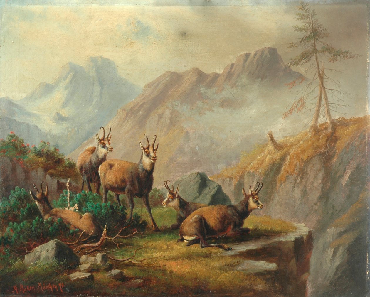 Paisagem, 1870 de Moritz Muller