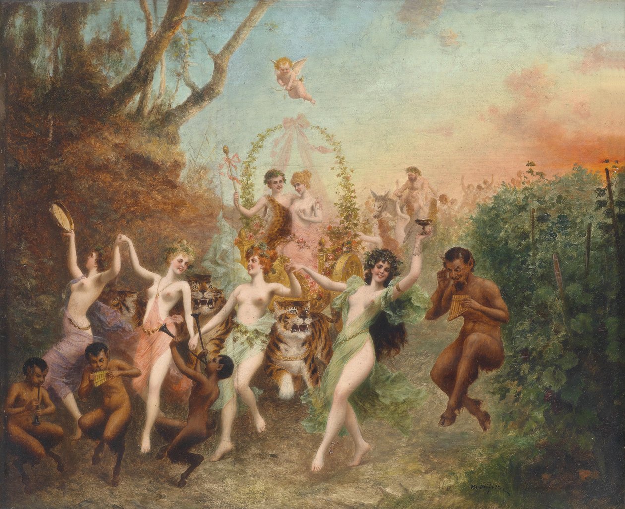 Festa dos Fauns e Ninfas de Moritz Stifter
