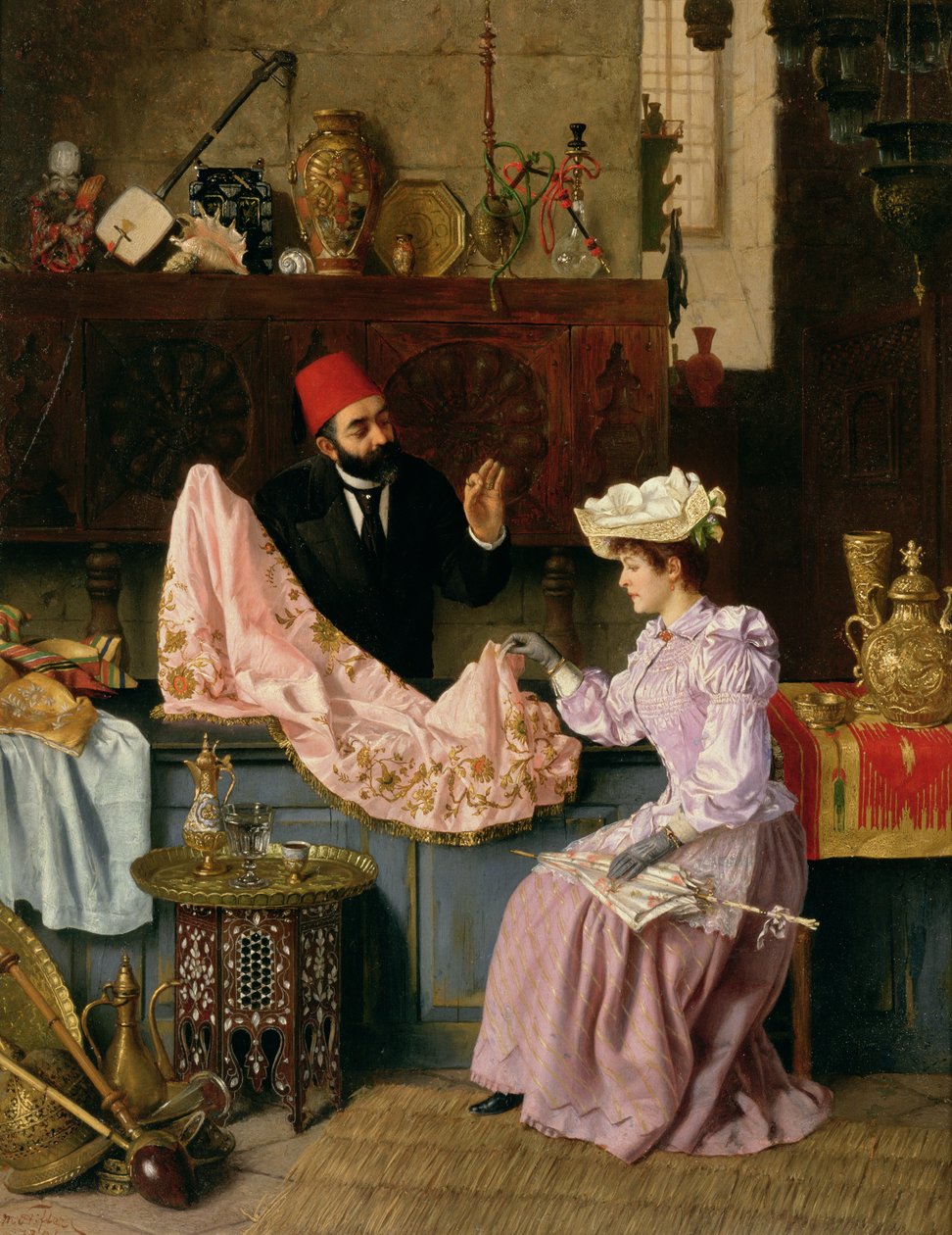 No Souk, 1891 (painel) de Moritz Stifter
