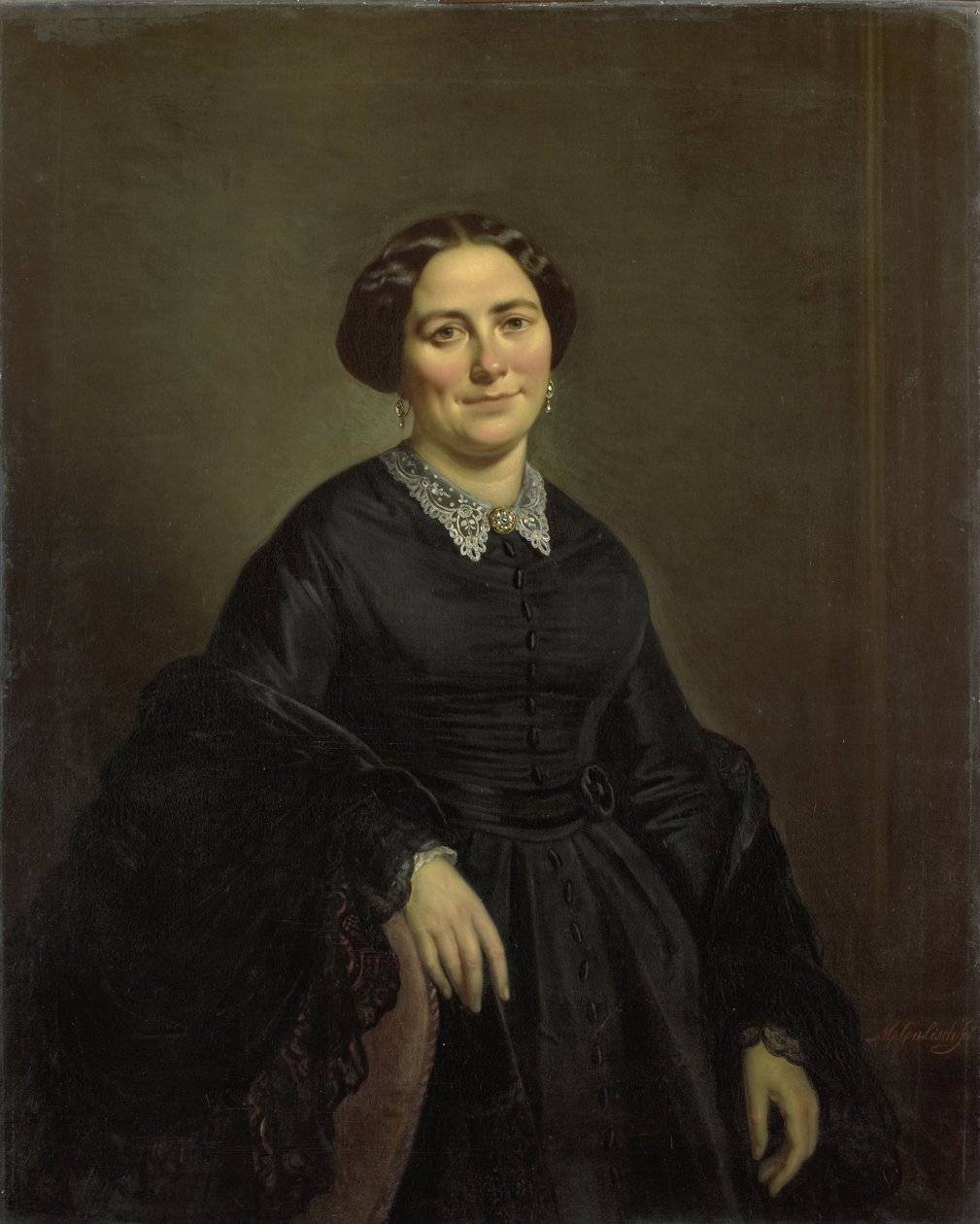 Johanna Christina Beelenkamp (1820-90). Esposa de Cornelis Outshoorn de Moritz Calisch