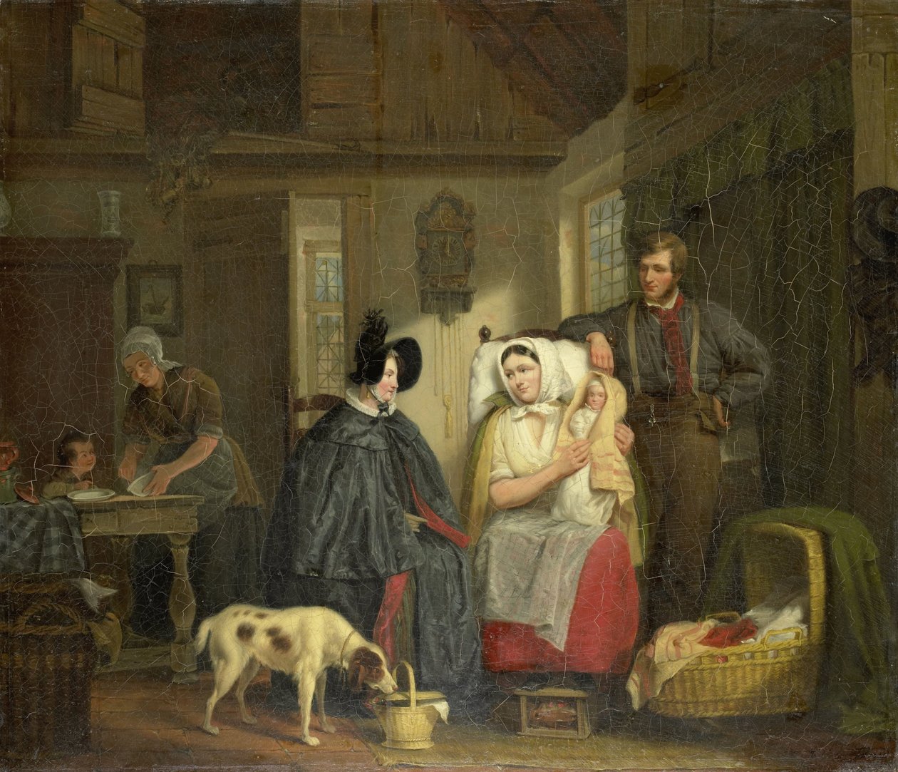Visita a uma Nova Mãe de Moritz Calisch
