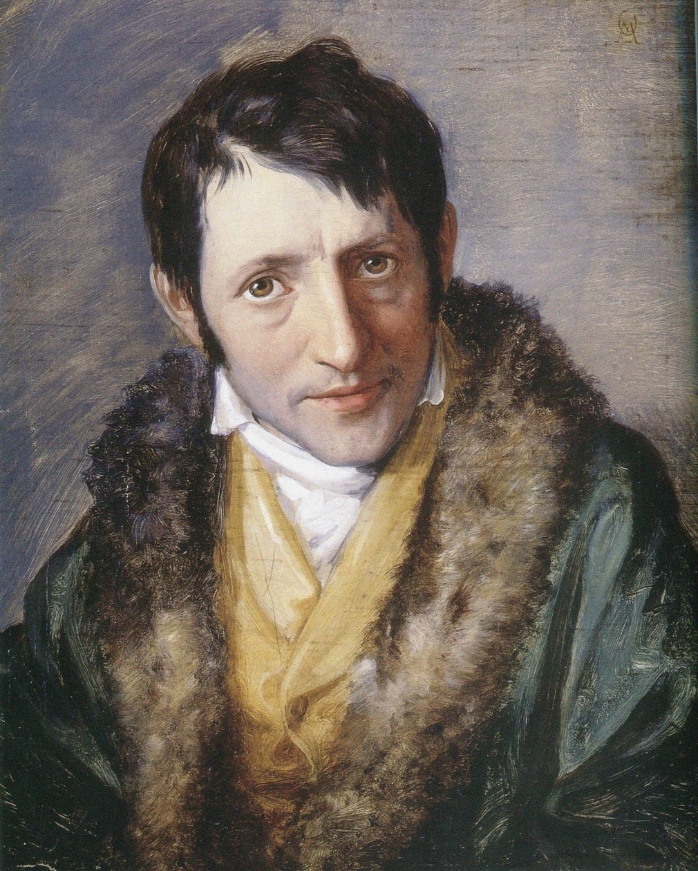 Retrato de Carl Ludwig Börne 1786-1837, 1833. de Moritz Daniel Oppenheim