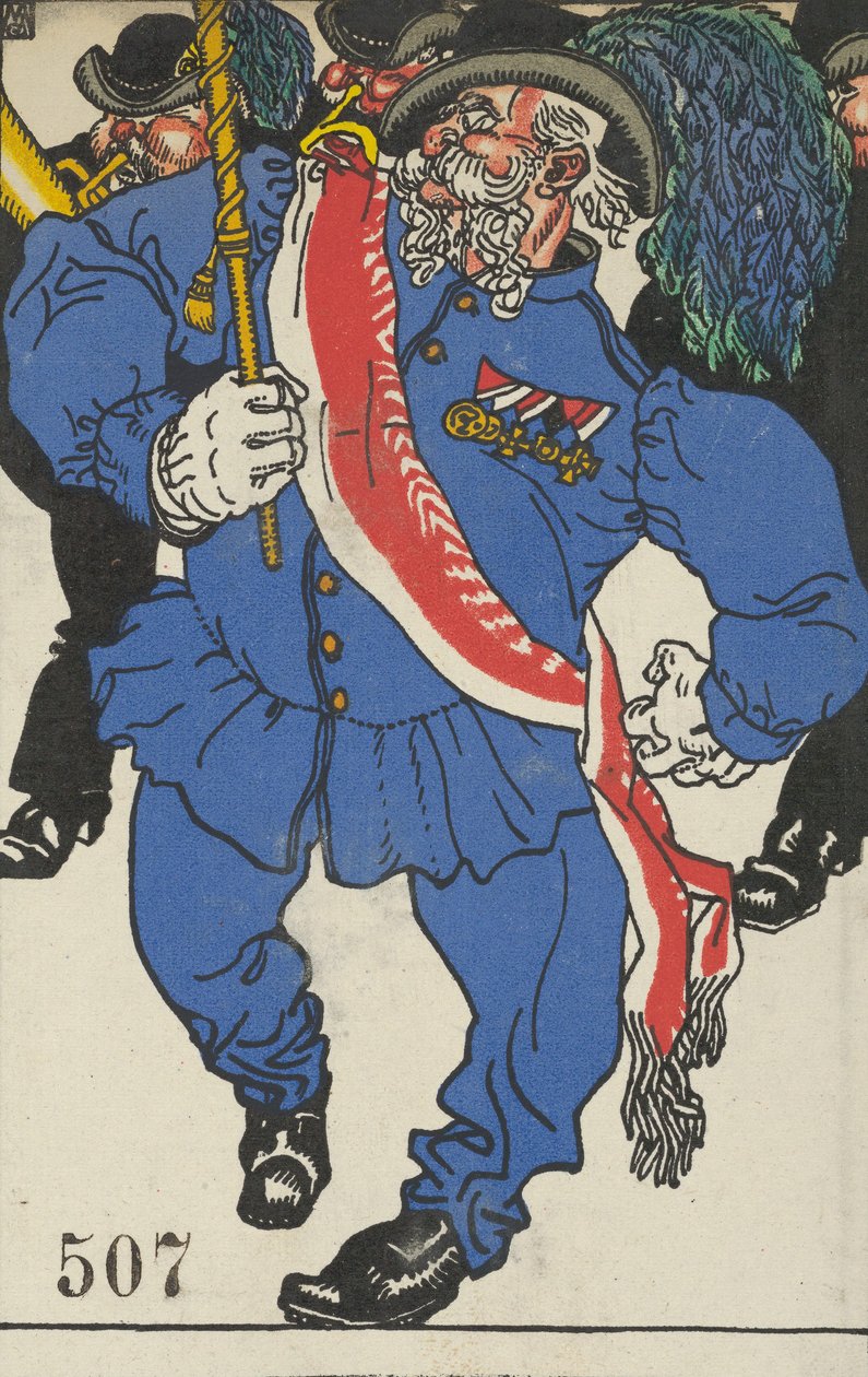 Consagração das Cores Fahnenweihe, 1911. de Moritz Jung