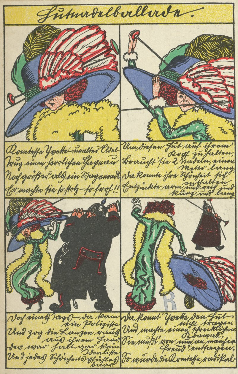 Hatpin Ballad Hutnadelballade, 1911. de Moritz Jung
