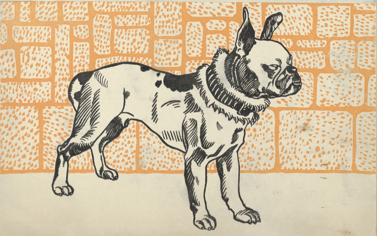 Pit Bull Terrier, 1912. de Moritz Jung