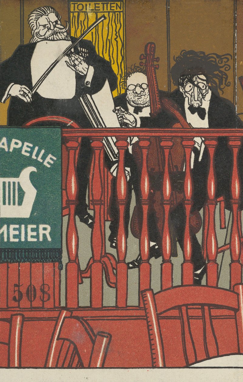 Orquestra do Salão Méier, 1911. de Moritz Jung
