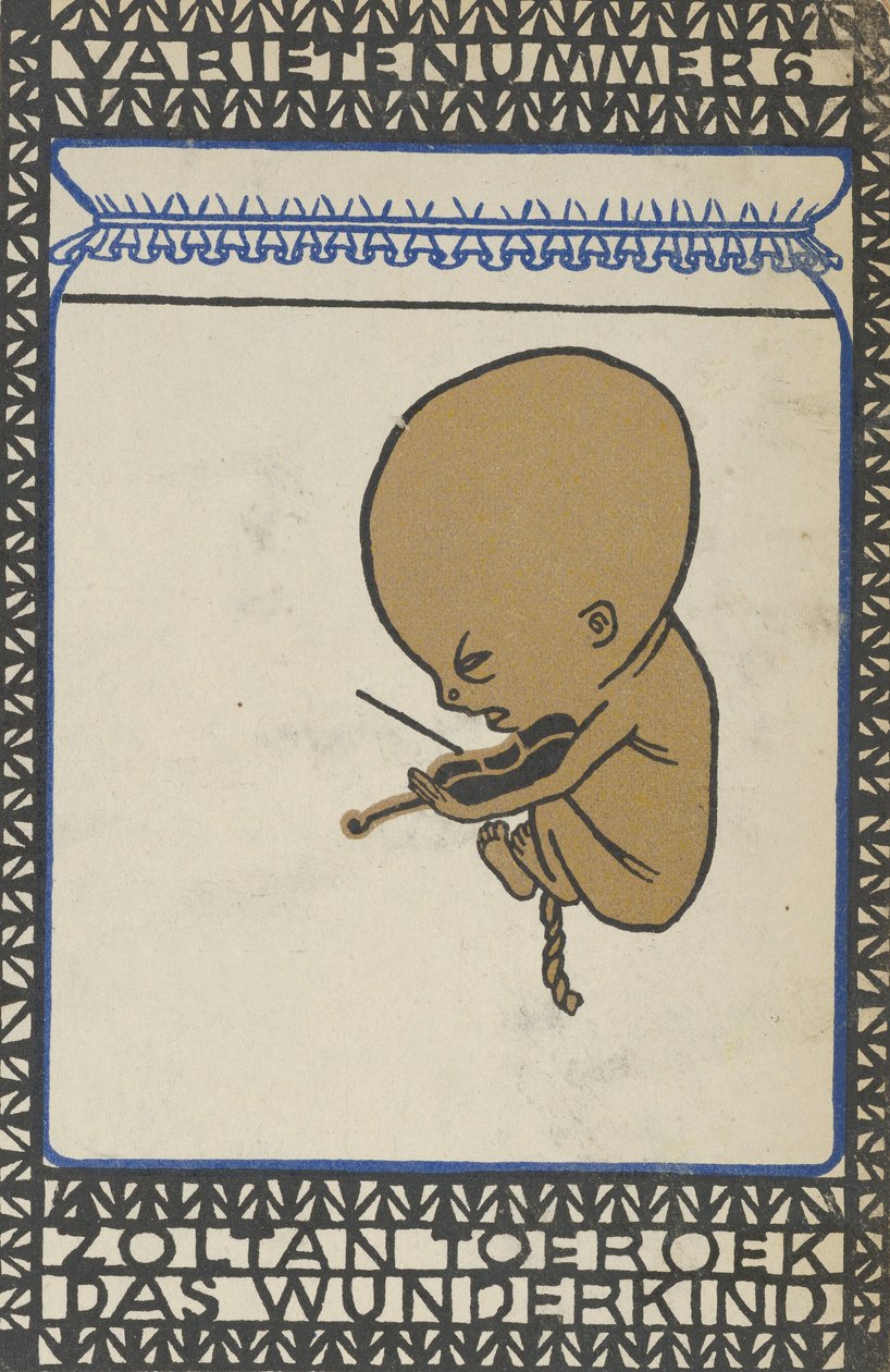 Vaudeville Act 6: Zoltan Toeroek, Child Prodigy Variety número 6: Zoltan Toeroek, Das Wünd..., 1907. de Moritz Jung