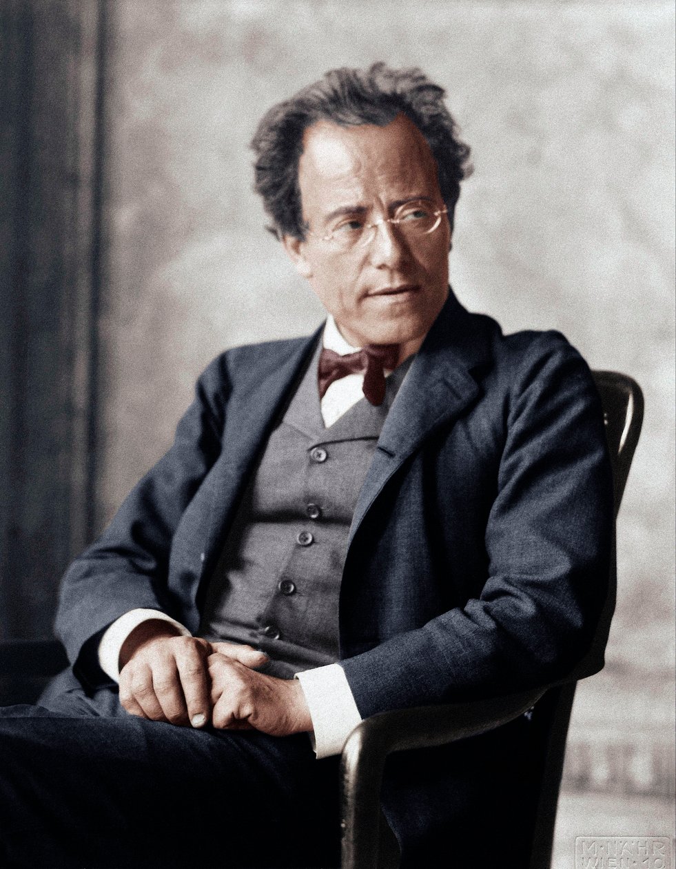 Gustav Mahler na Ópera de Viena de Moritz Nähr
