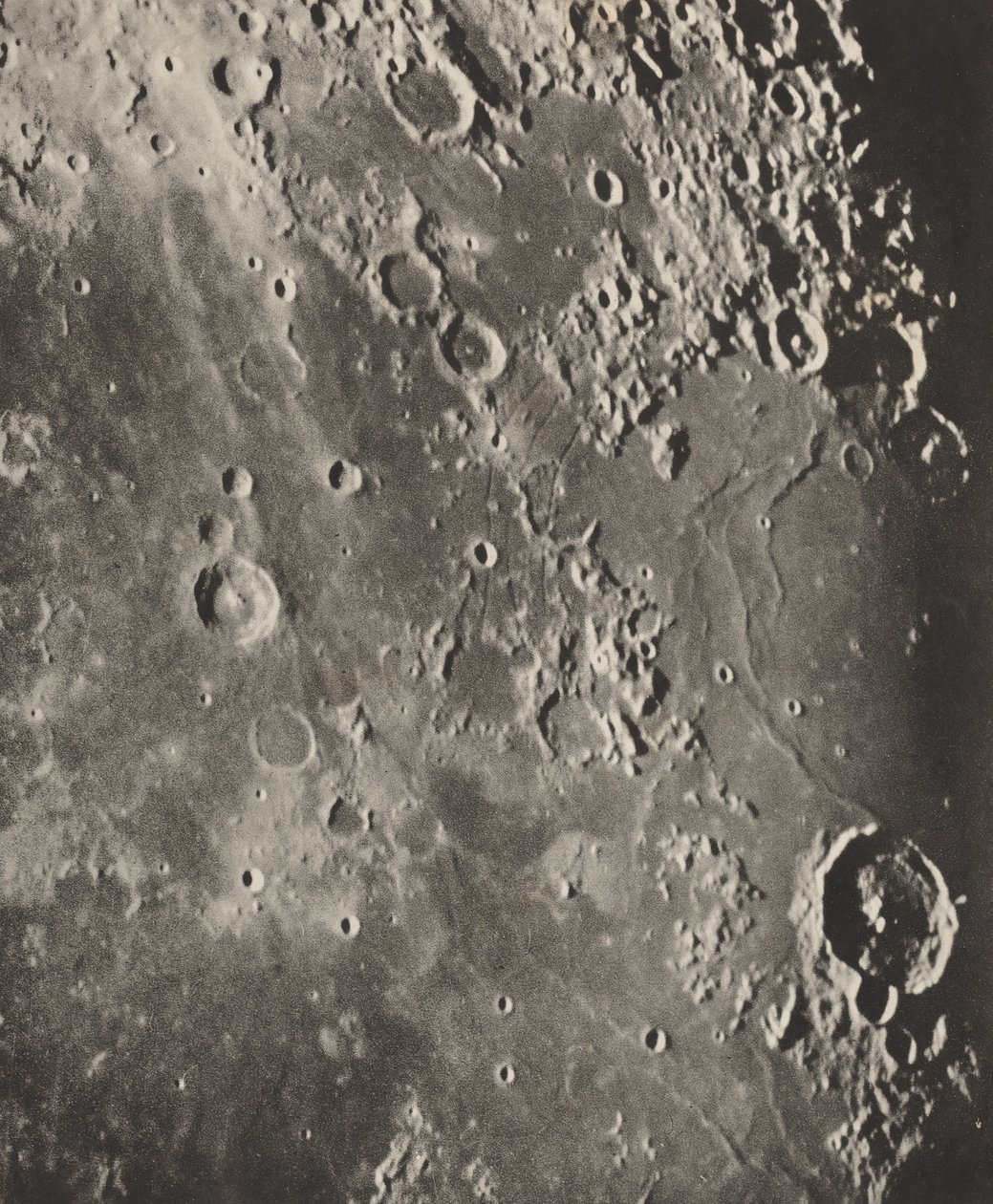 Fotografia Lunar Capuanus - Bouillaud - Gassendi, 1896 (foto) de Moritz & Puiseux Pierre Henri (1855-1928) Loewy
