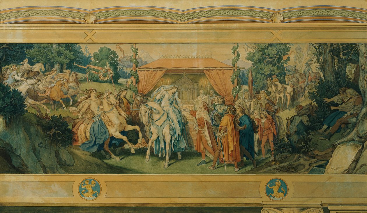 A bela Melusina: III. A noiva de Moritz Ludwig von Schwind