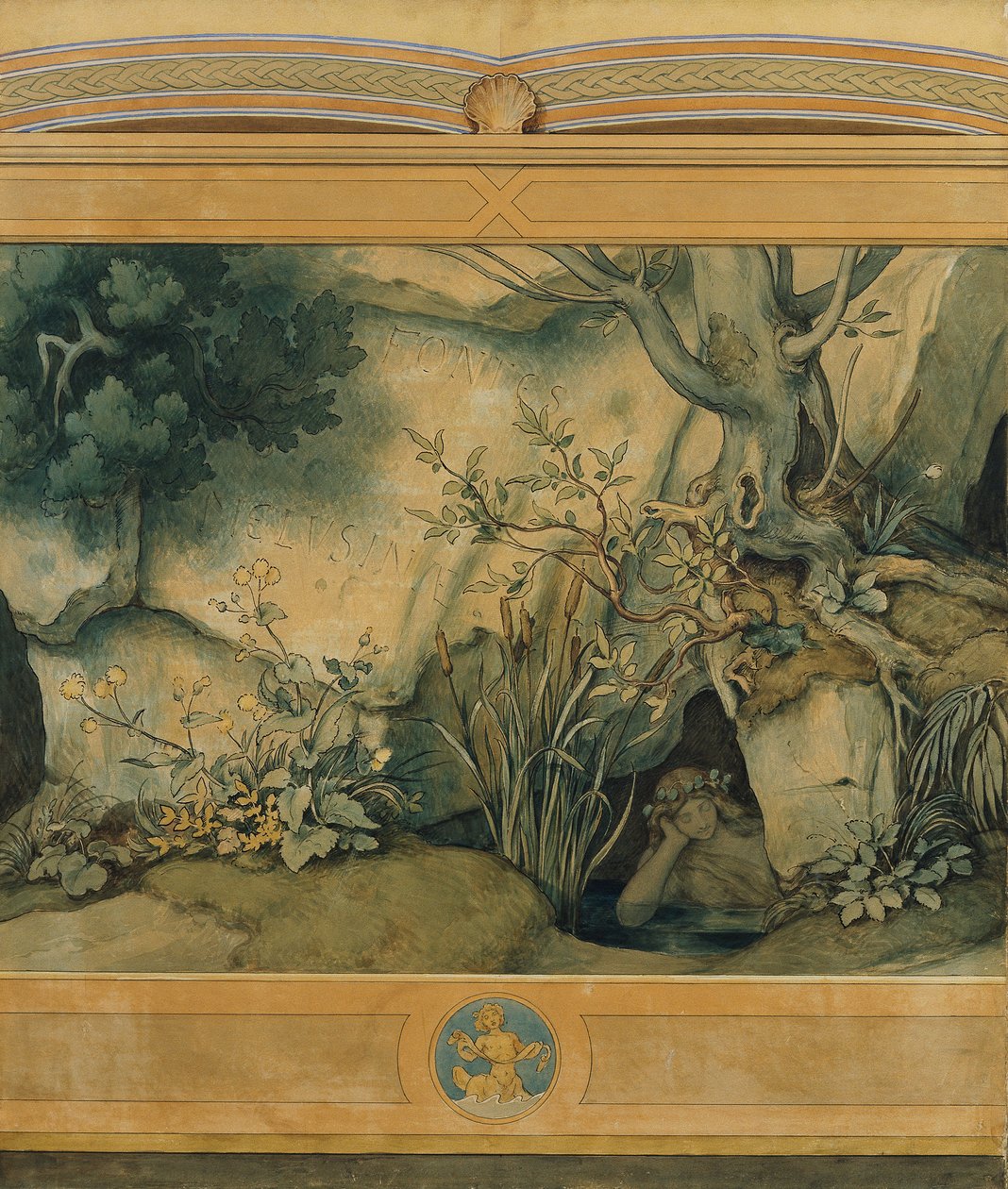A Bela Melusina: I. Fontes Melusinae de Moritz Ludwig von Schwind