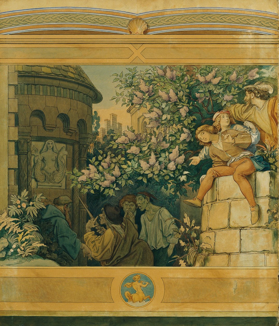A bela Melusina: VI. As línguas do mal de Moritz Ludwig von Schwind