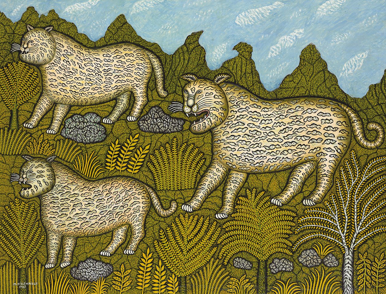 Família Leopardo de Morris Hirshfield