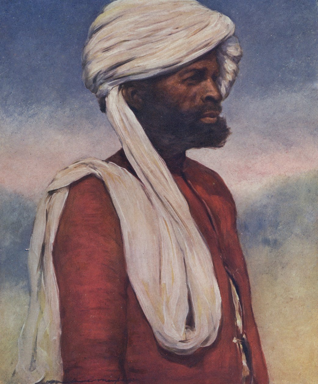 Soldado indiano - início do século XX de Mortimer Ludington Menpes