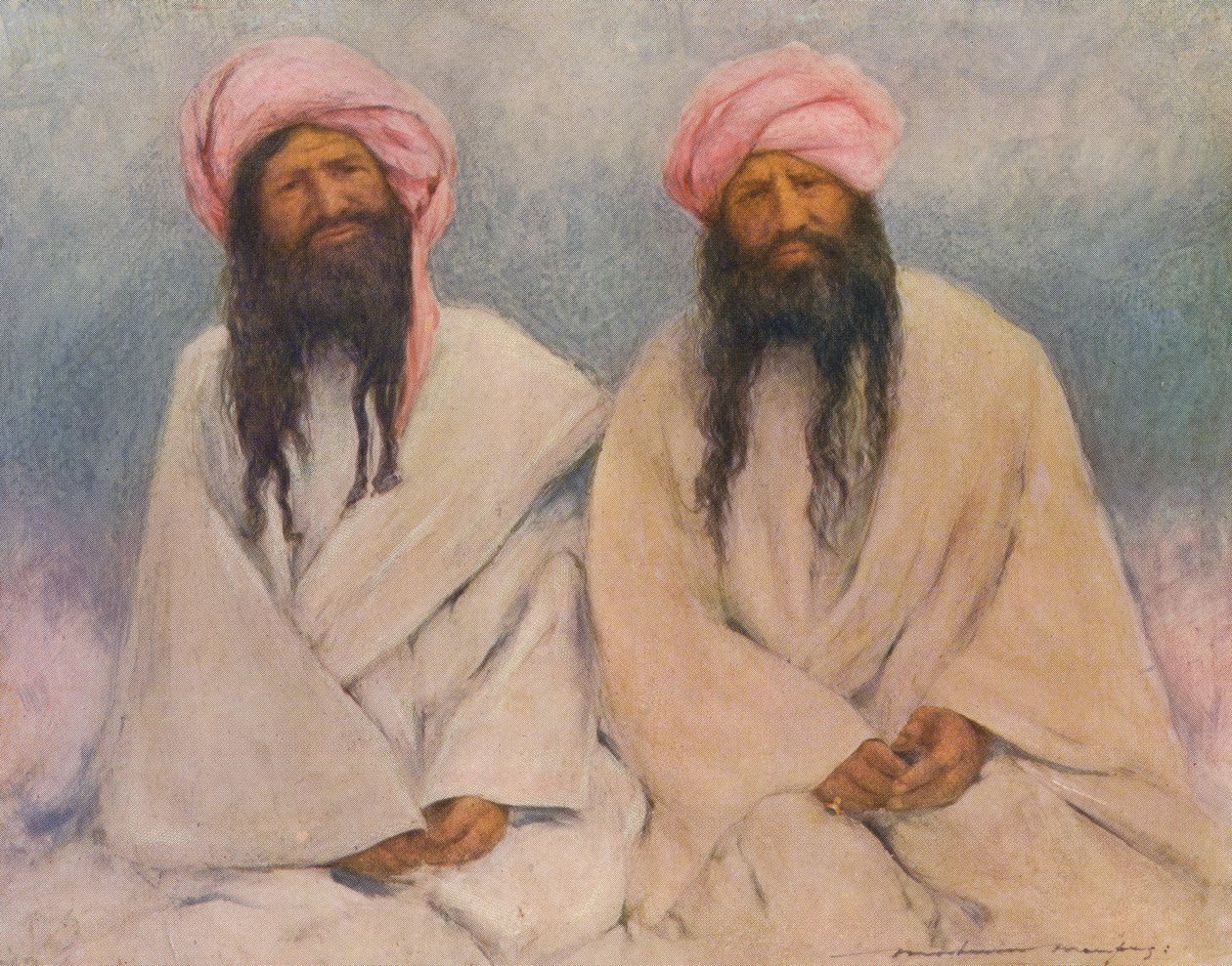 Dois chefes baluchi - início do século XX de Mortimer Ludington Menpes