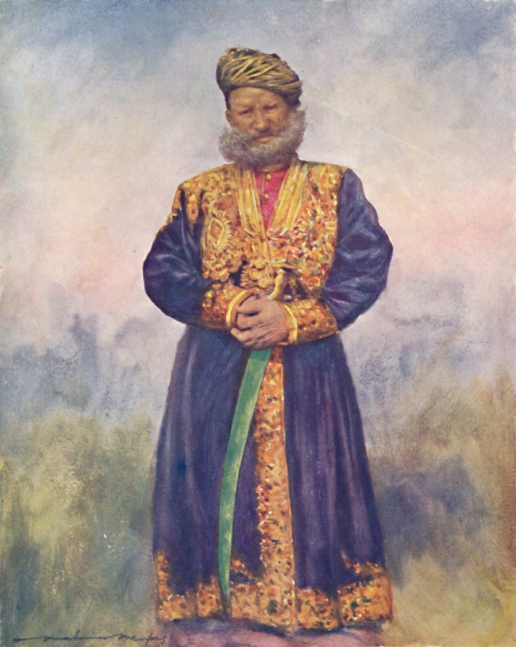 Um Rajput de Rajgarh, 1903 de Mortimer L Menpes