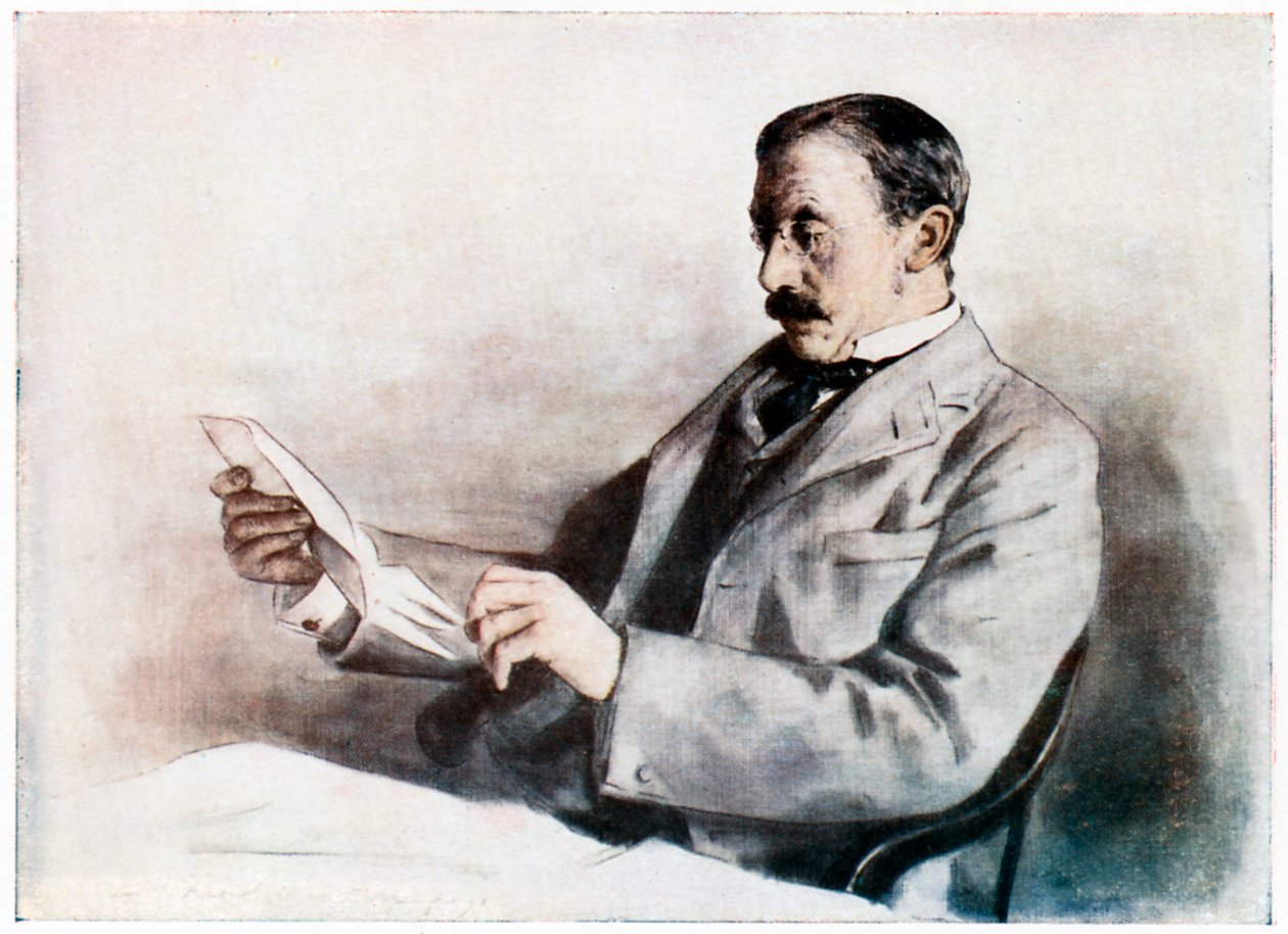 Alfred Milner, 1º Visconde Milner, estadista britânico, início do século 20 de Mortimer L Menpes