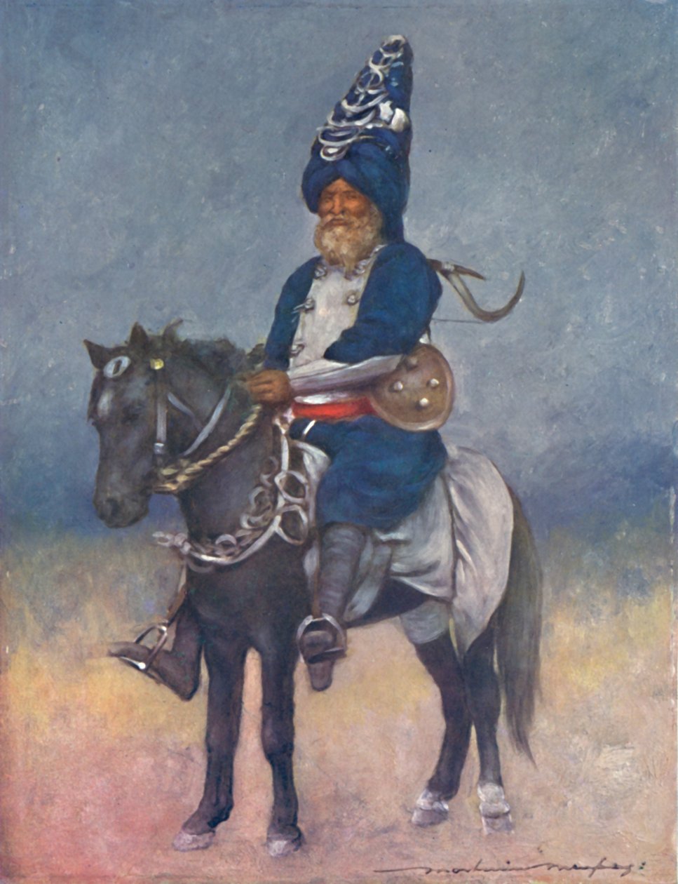 Um devoto fanático de Akalis, 1903 de Mortimer L Menpes